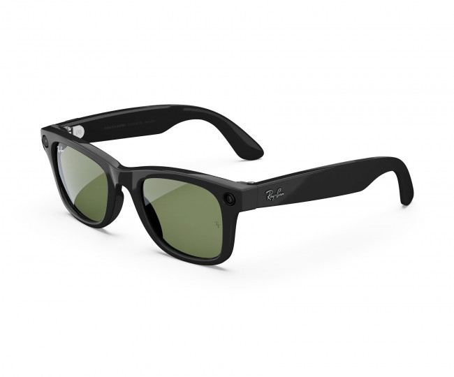 Смарт-очки Ray-Ban Meta Wayfarer (Gen 2) Shiny Black, Lens color :Green